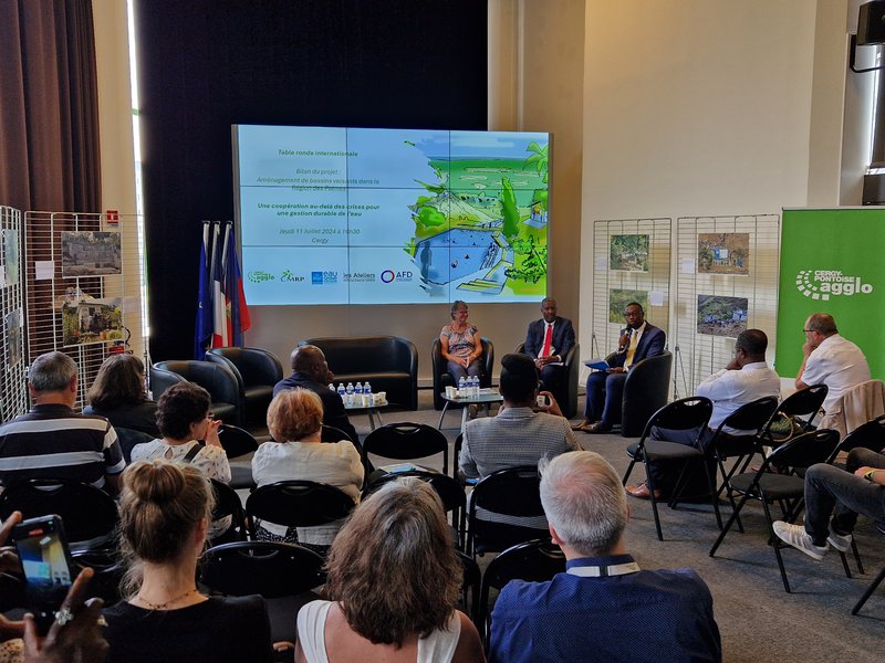 Table ronde, bilan et réflexions sur le projet d'aménagement de bassins versants dans la Région des Palmes en Haiti
