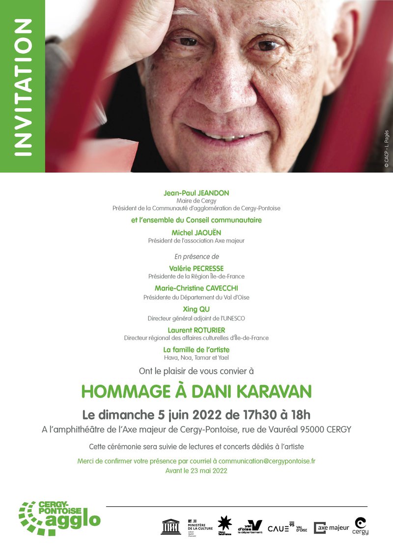 Hommagea Dani Karavan 5 juin 2022