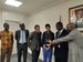 Remise de la synthèse de l'atelier de San Pedro à M. le Ministre-Maire de San Pedro au bureau du Ministre a Abidjan