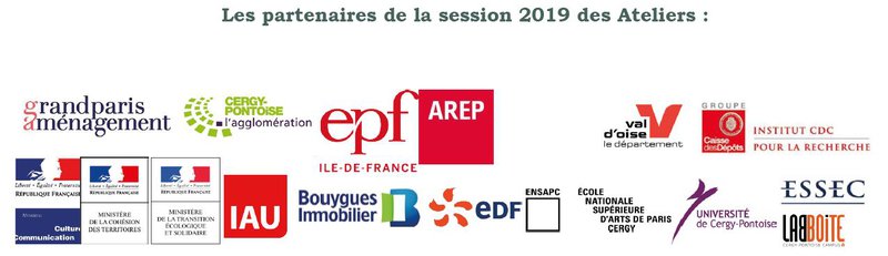 Les partenaires de l'atelier 2019