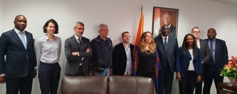 Rencontre à Abidjan avec M. le Ministre de la Ville M. AMICHIA