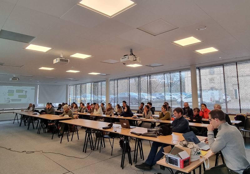 Dans la salle à Lodève