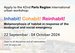 Apply to the workshop!
