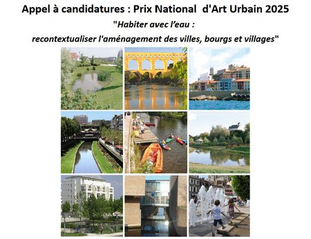 Appel à candidatures : Prix National d'Art Urbain 2025 "Habiter avec l’eau"