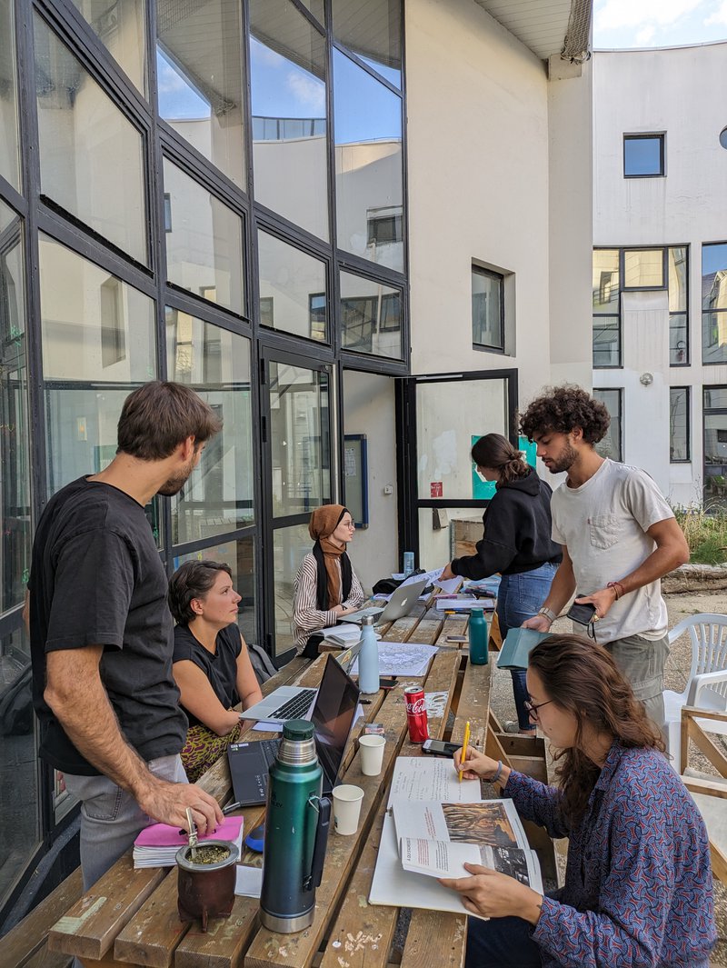 Atelier francilien 2023 : travail à l'Ecole d'Arts de Cergy