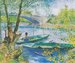 La Pêche au printemps, Pont de Clichy, Van Gogh, 1887
