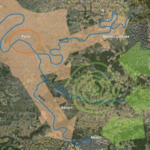 The urban / rural interface of large metropolitan areas